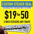 Load image into Gallery viewer, 3" Sticker Deals – Save Big & Stick Everywhere