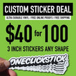 Load image into Gallery viewer, 3" Sticker Deals – Save Big & Stick Everywhere