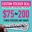 Load image into Gallery viewer, 3" Sticker Deals – Save Big & Stick Everywhere