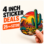 4 INCH STICKER DEALS