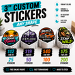Load image into Gallery viewer, 3 INCH STICKER DEALS
